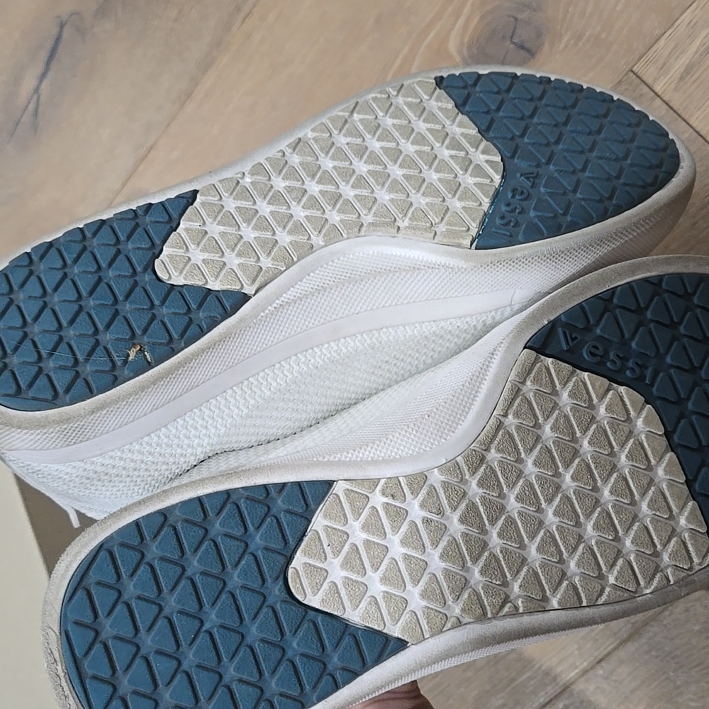 Vessi Women's 9 Weekend Marble White Sneakers - Picture 7 of 7